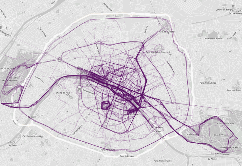 Illustration for article titled The World's Most Popular Running Routes, Visualized